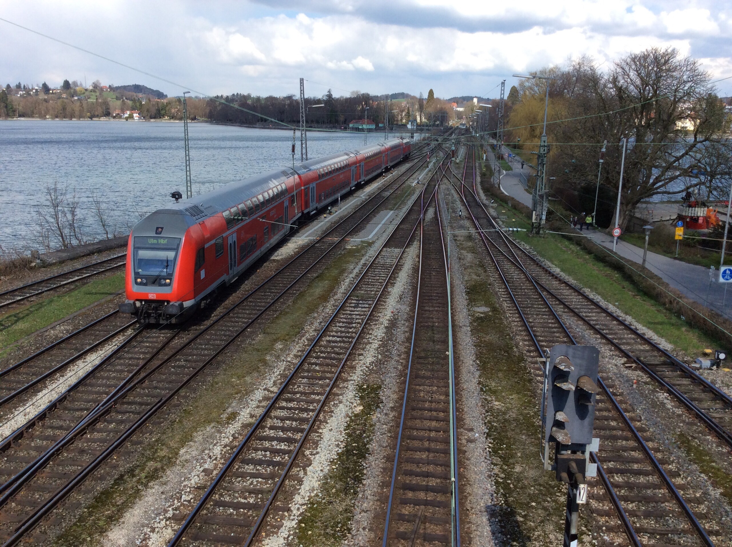 Vor Ort über Bodenseegürtelbahn und die Lindauer „Zwei-Bahnhofs-Lösung“ informiert