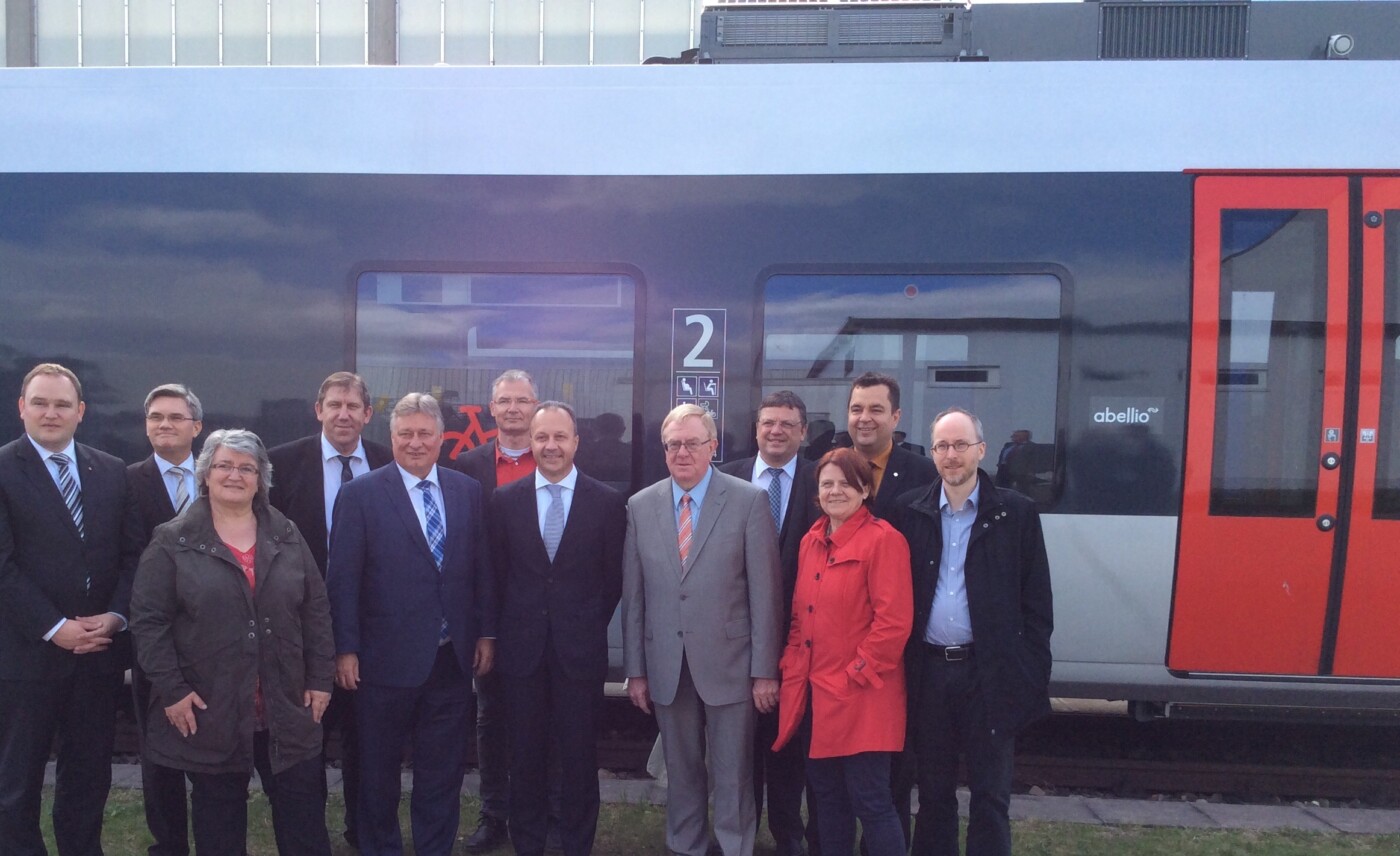 Besichtigung des Bombardier-Werkes