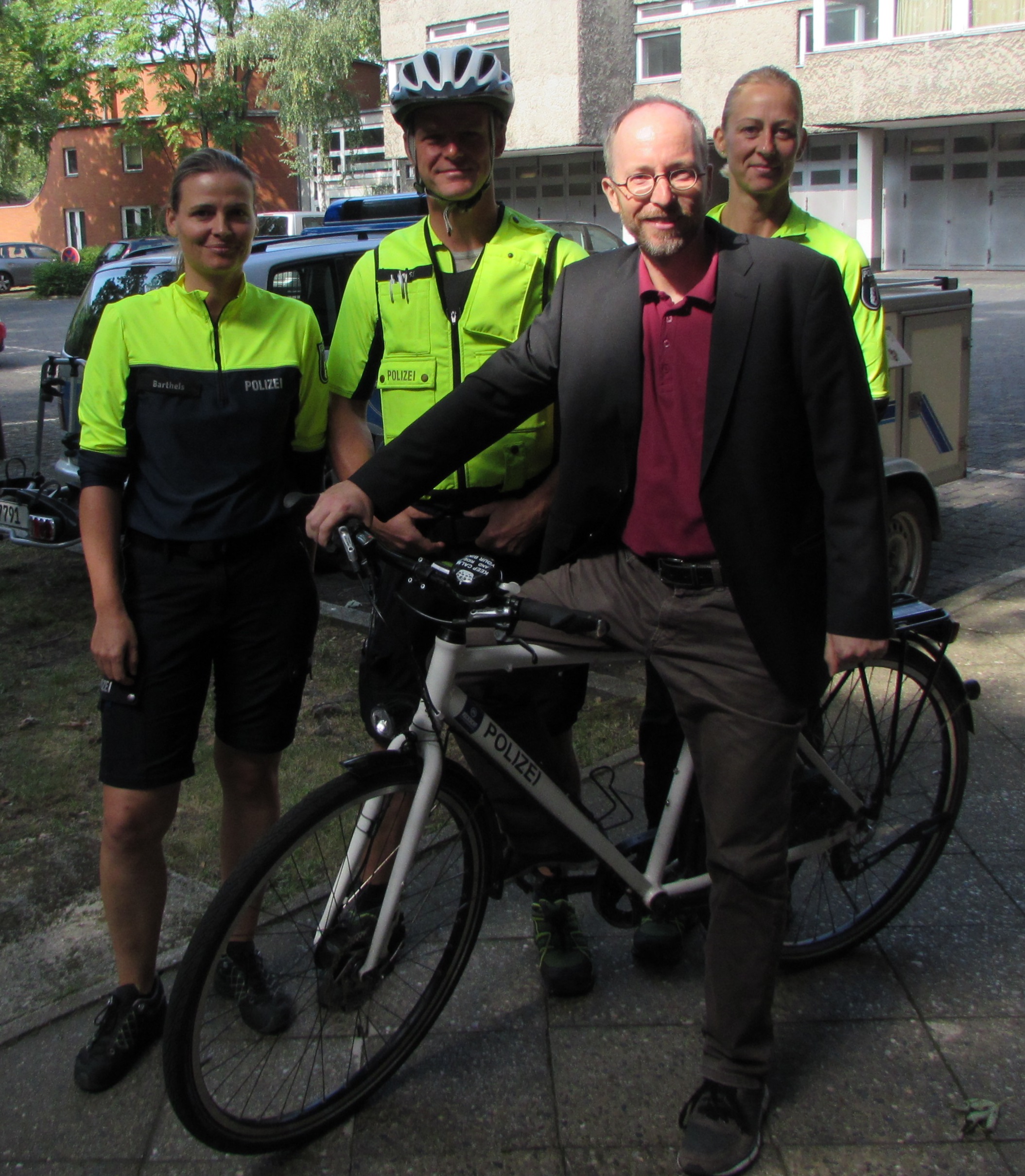 Bilanz nach einem Jahr Fahrradstaffel in Berlin