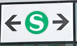 S-Bahn wohin (eigenes Foto)