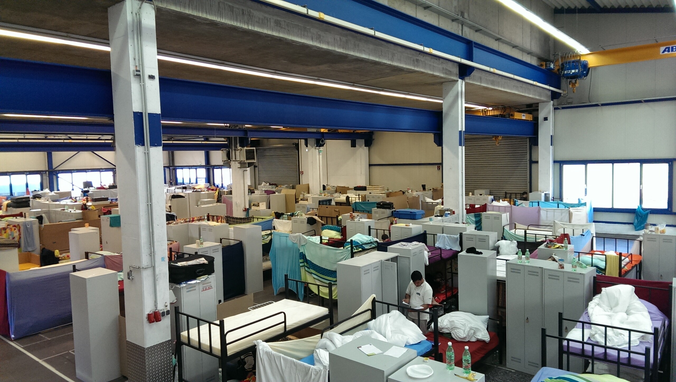 Besuch in der Gemeinschaftsunterkunft in Aichtal