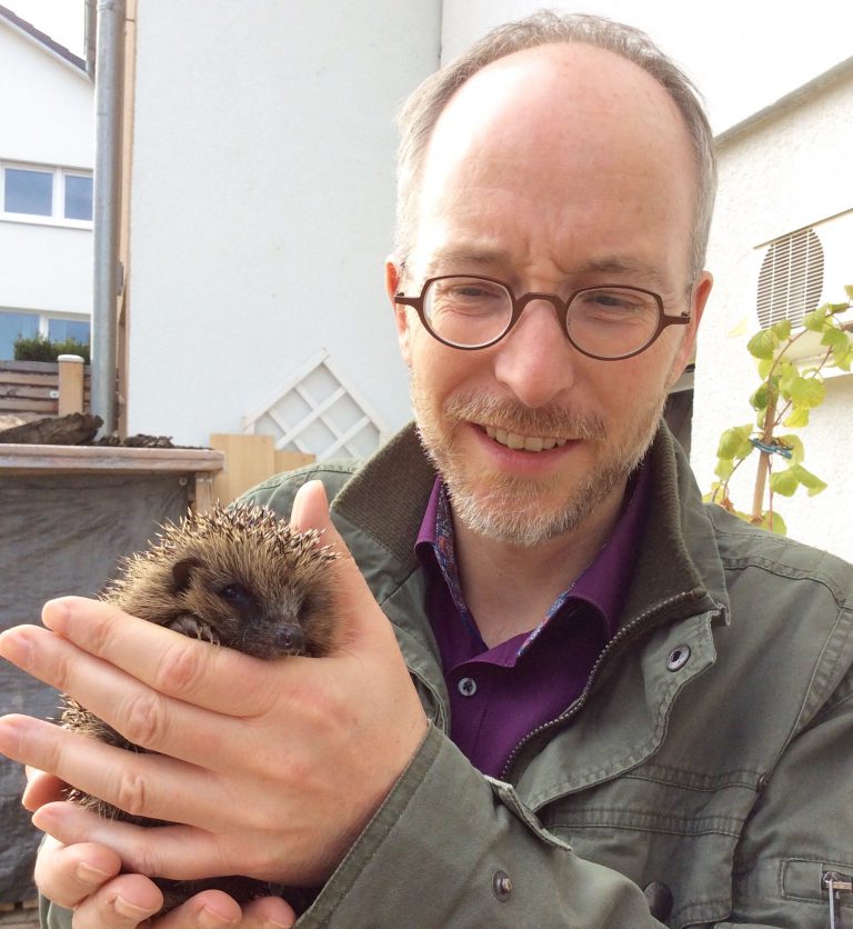 Bei der Igelhilfe Matthias Gastel