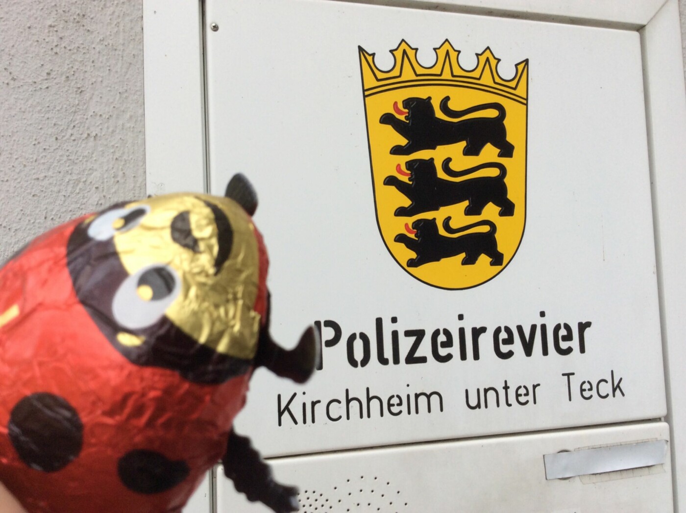 Gespräch mit Polizeileitung in Kirchheim unter Teck