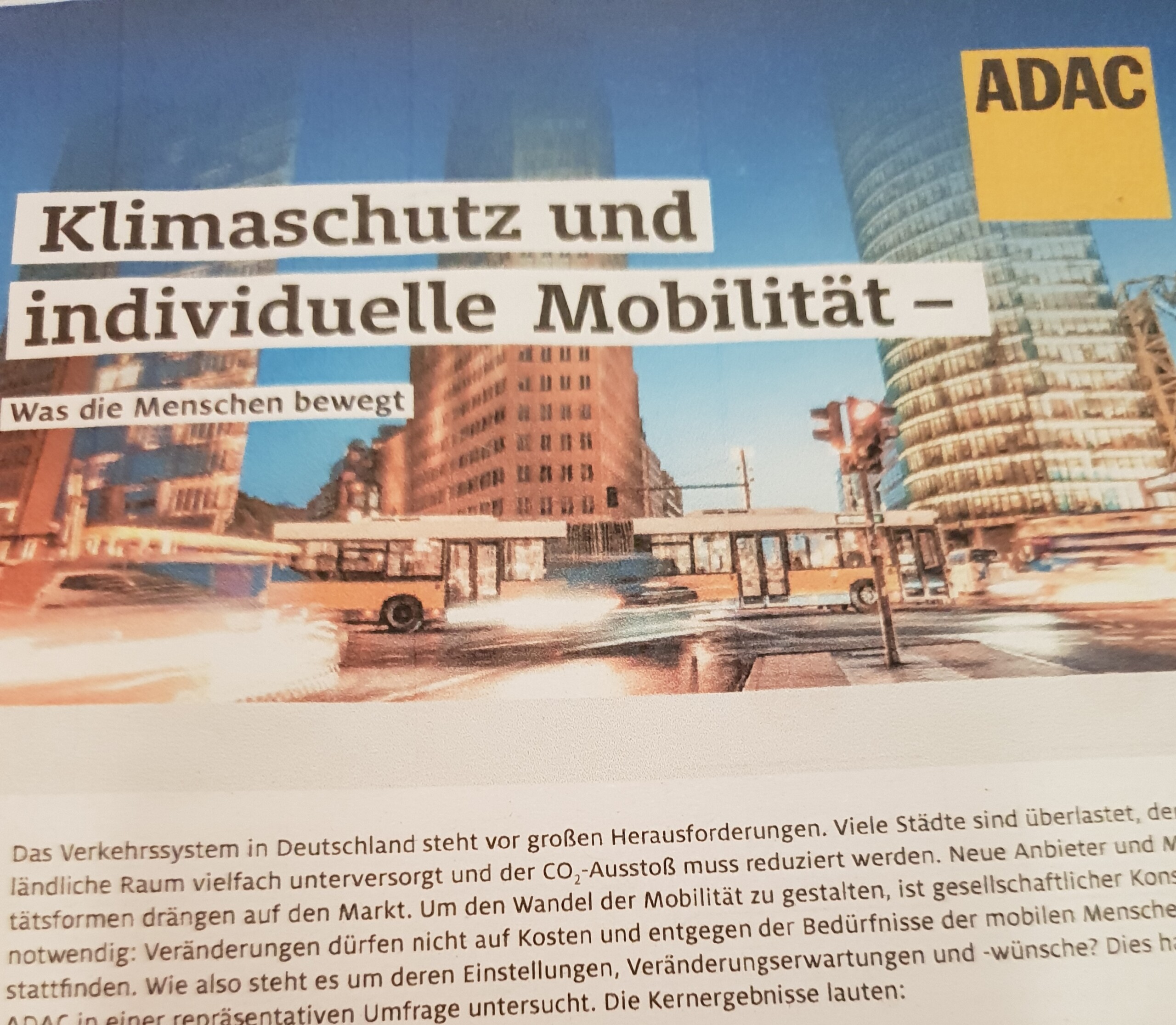 Minimale Änderung beim Mobilitätsverhalten