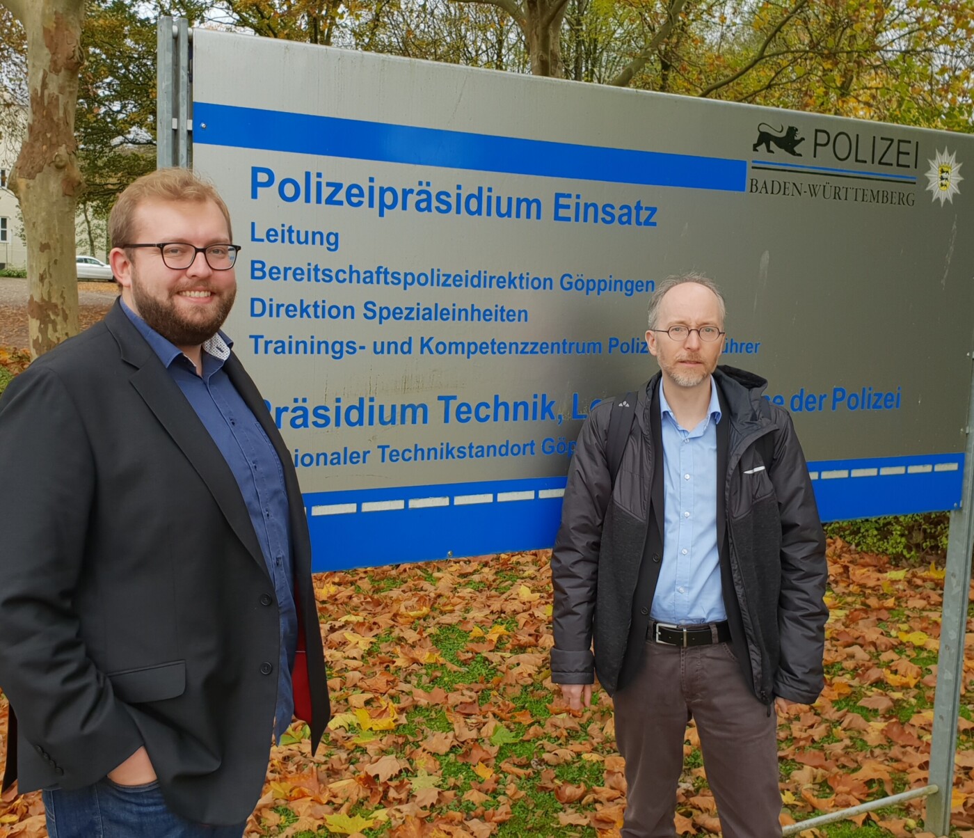 Besuch beim “Polizeipräsidium Einsatz” in Göppingen