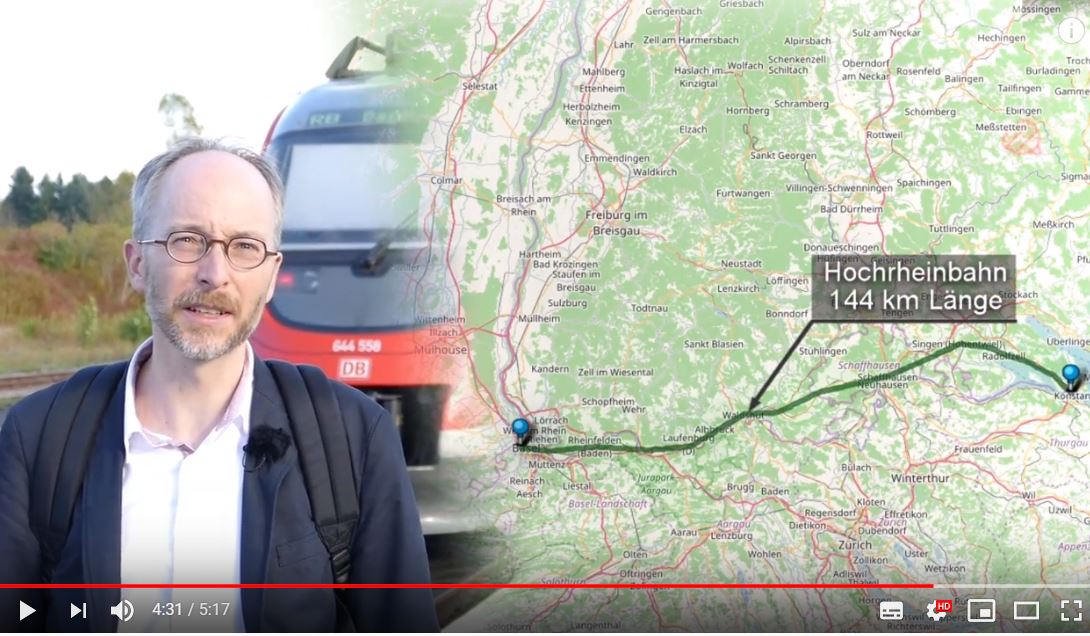 Hochrheinbahn: Ausbauplanungen auf Hochtouren