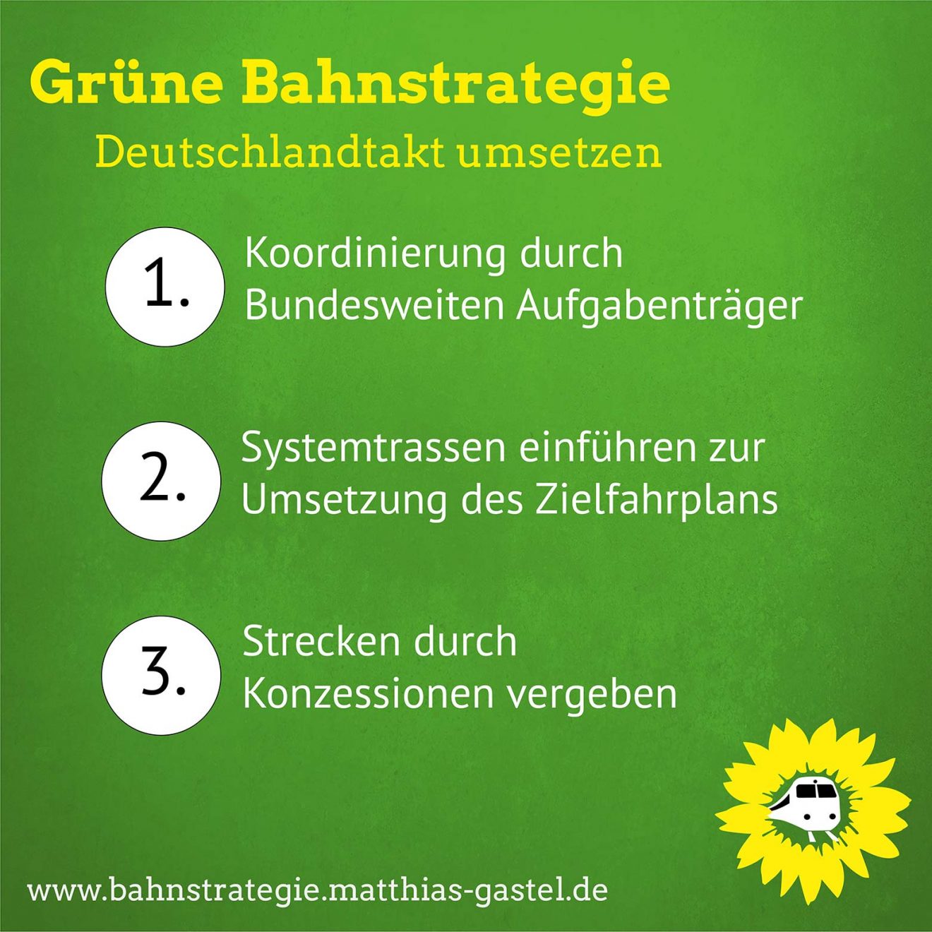 3 Punkte zur Umsetzung Deutschlandtakt