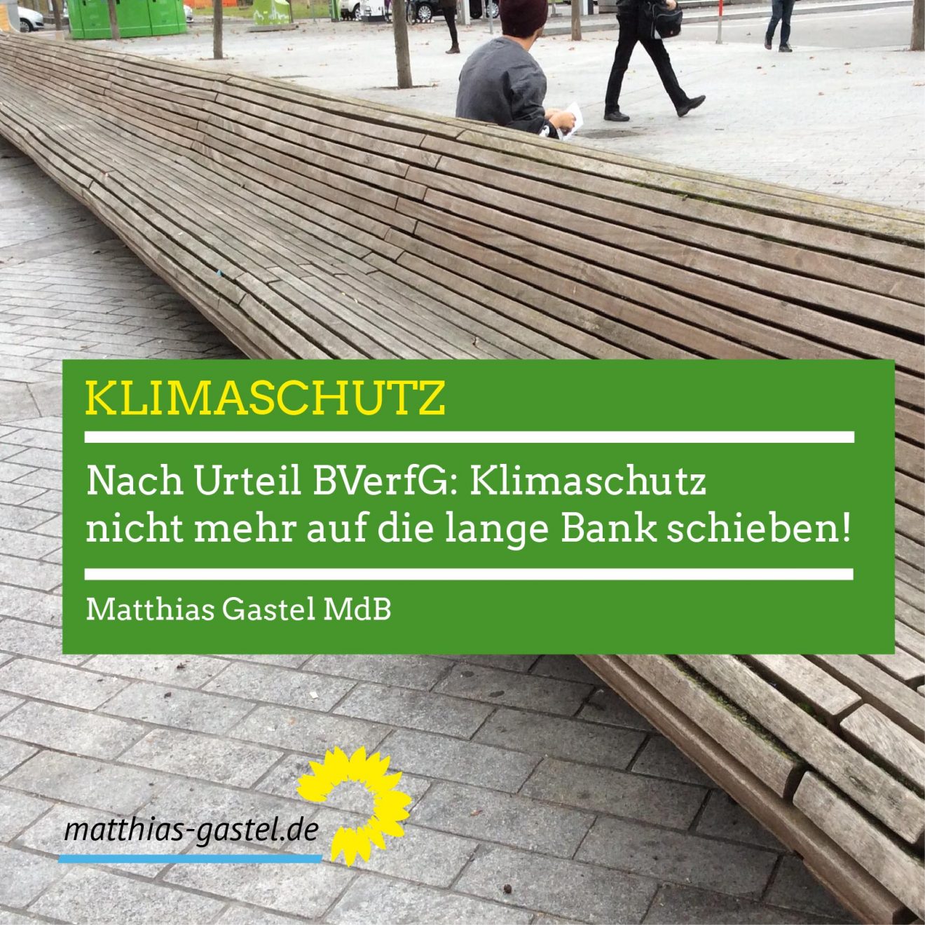 Sharepic Klimaschutz Lange Bank