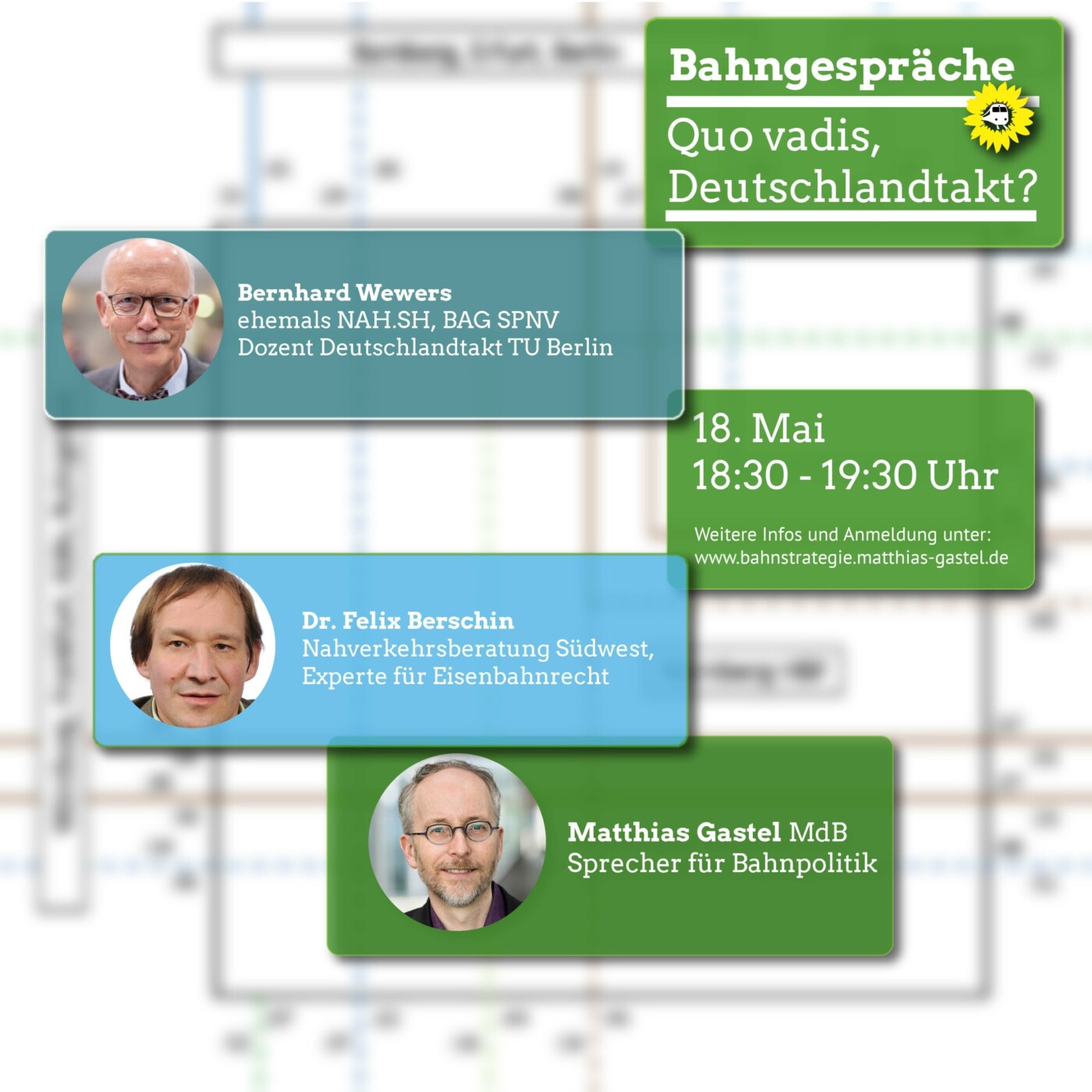 Bahngespräch: Umsetzung des Deutschlandtaktes