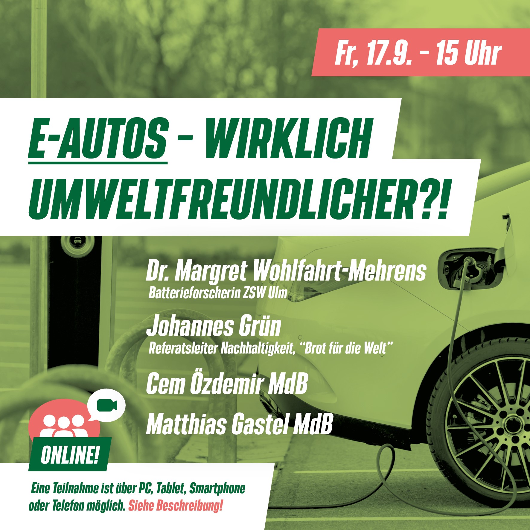 „E‑Autos wirklich umweltfreundlicher?!“