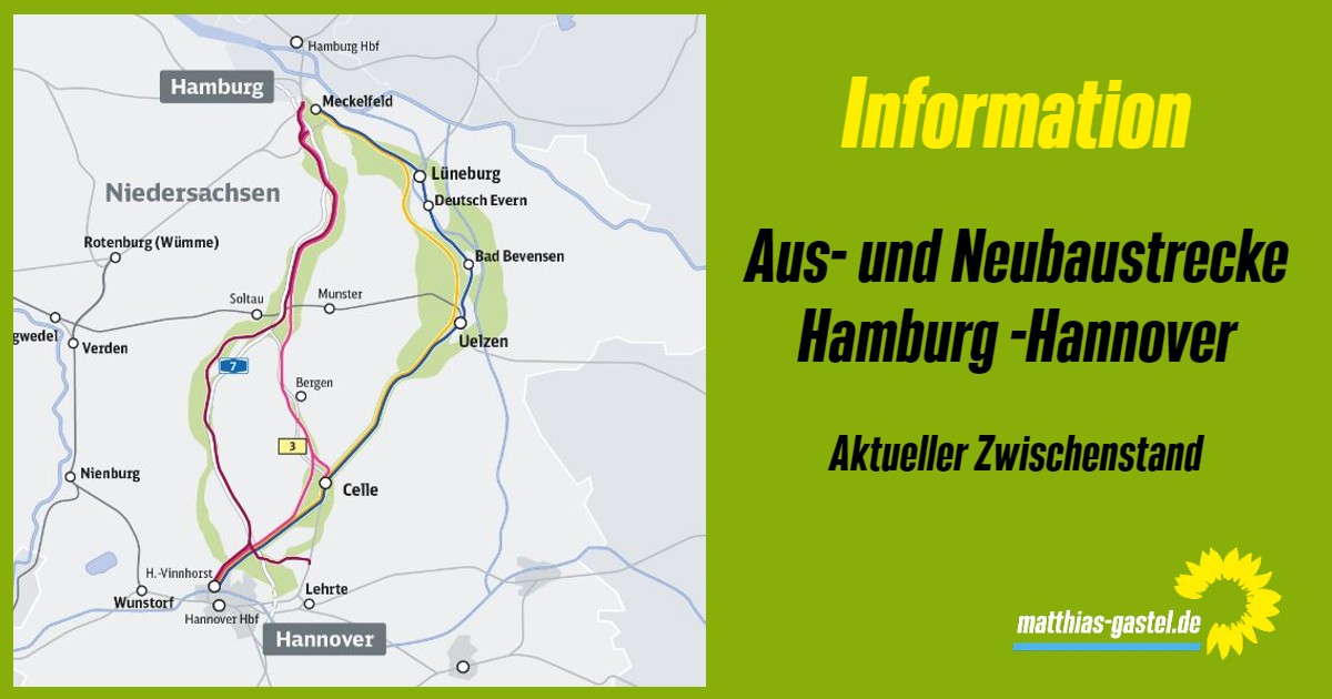 Ausbau der Bahninfrastruktur zwischen Hamburg und Hannover