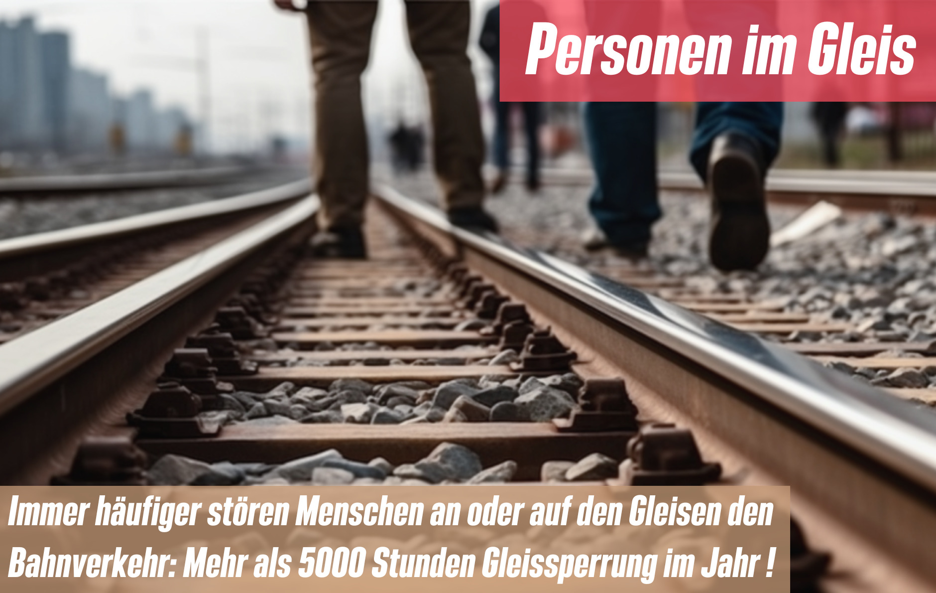 Neuer Umgang bei „Personen im Gleis“?