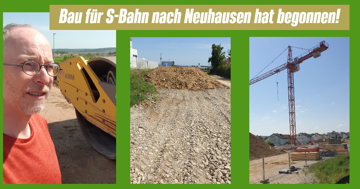 Baustart für S‑Bahn nach Neuhausen