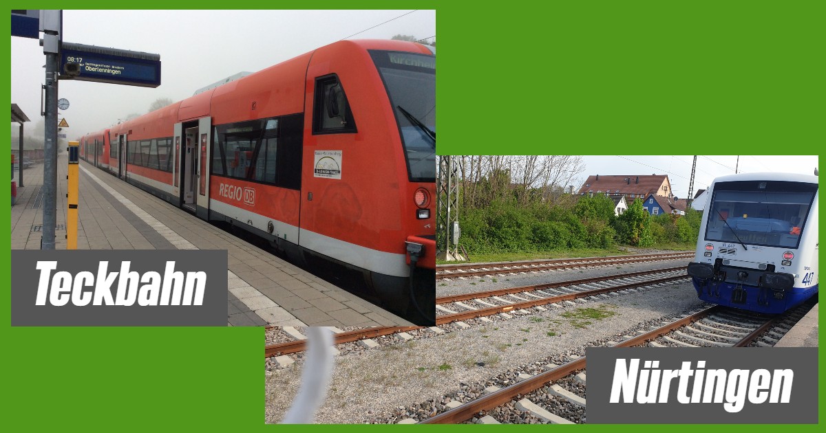 Neues zu Teckbahn und S‑Bahn nach Nürtingen