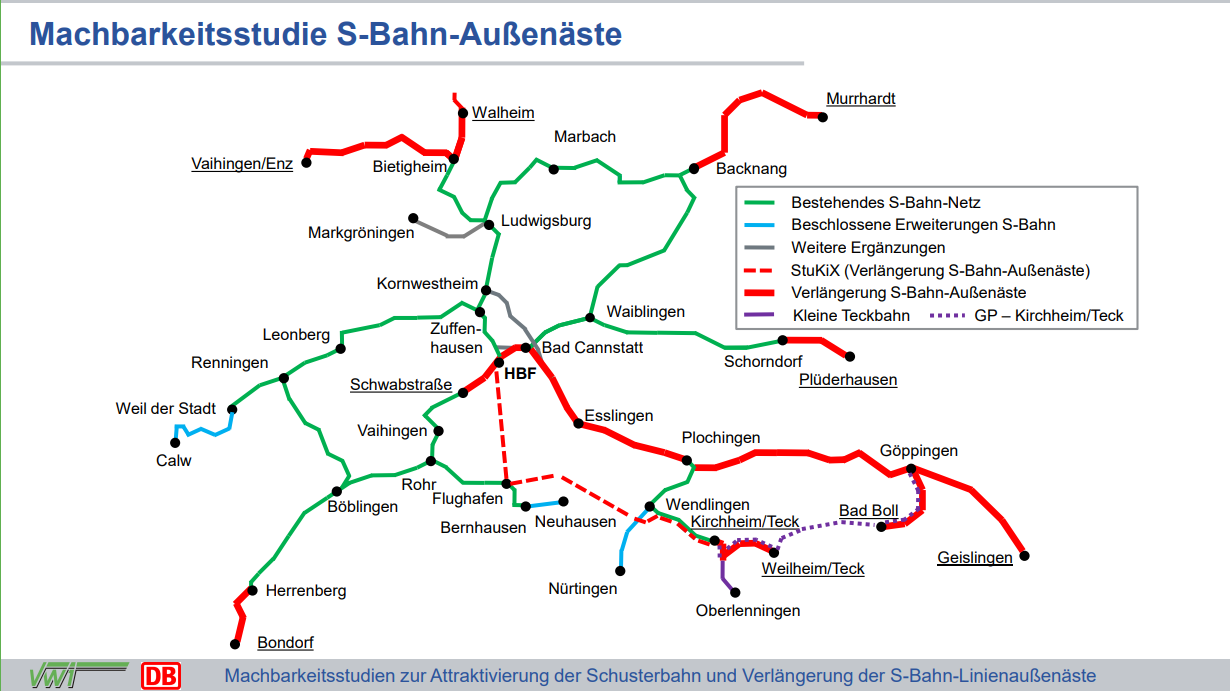Verkehrsentwicklung in Region Stuttgart – Pläne für Bahn-Ausbau