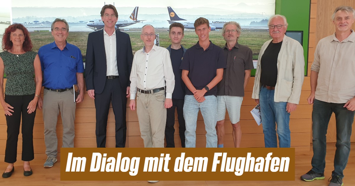 Im Dialog mit Flughafengesellschaft