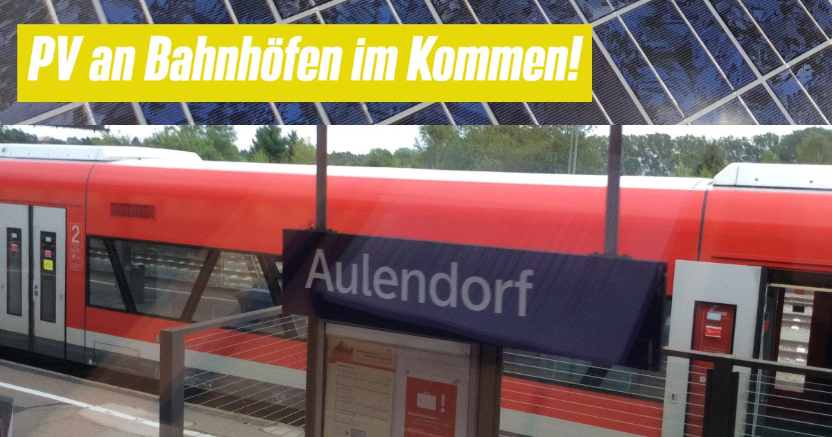 Nürtinger Bahnhof: Einer der Vorreiter bei Photovoltaik