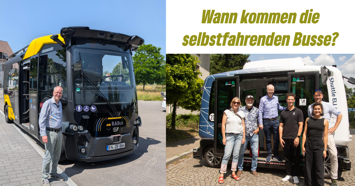 Wann können Busse autonom fahren?