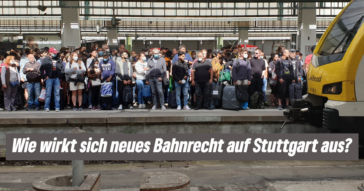 Neues Eisenbahnrecht: Nicht konsequent – Aber Chance für Gäubahn
