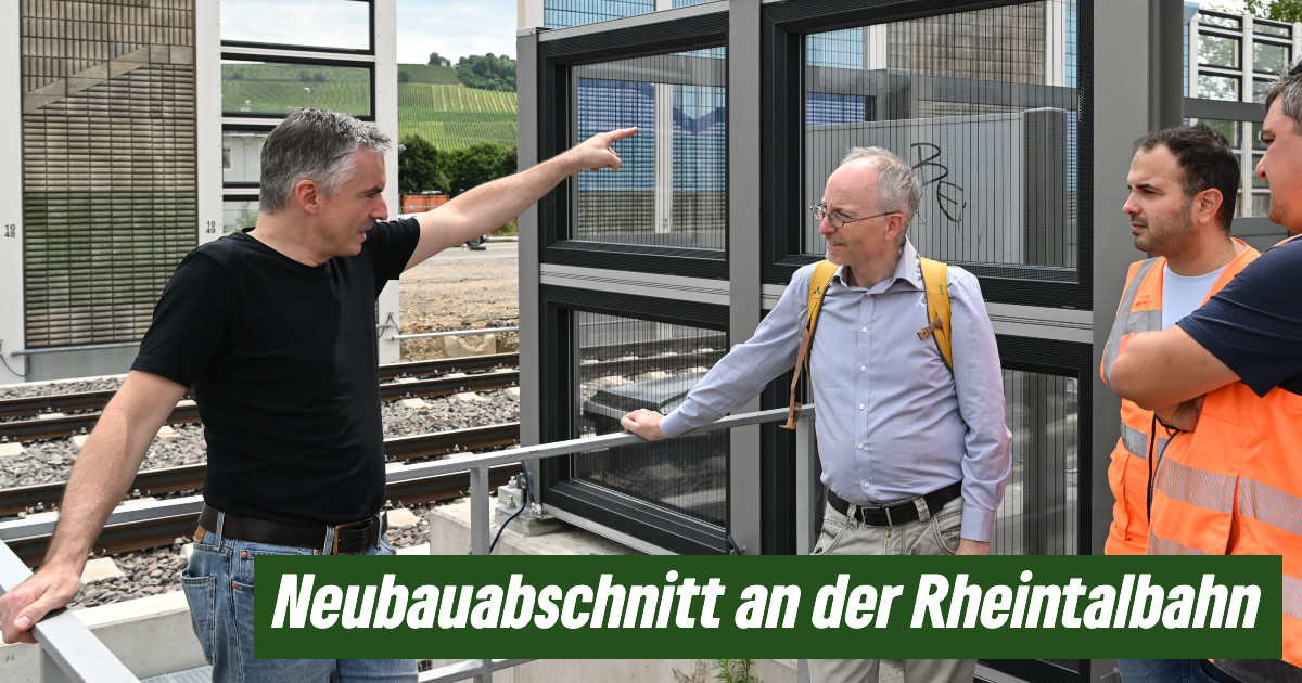 Mühsamer Ausbau der Rheintalbahn mit kleinem Fortschritt