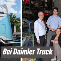 Im neuen Nutzfahrzeugzentrum von Daimler Truck
