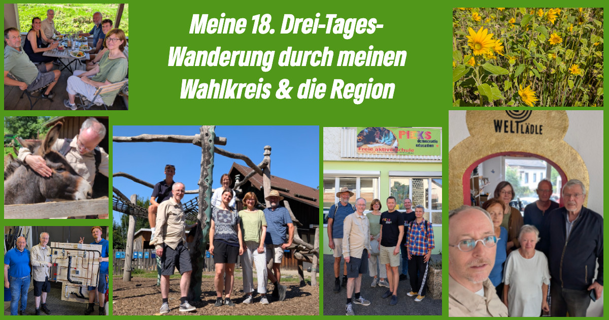 Meine 18. Drei-Tages-Wanderung durch die Region!