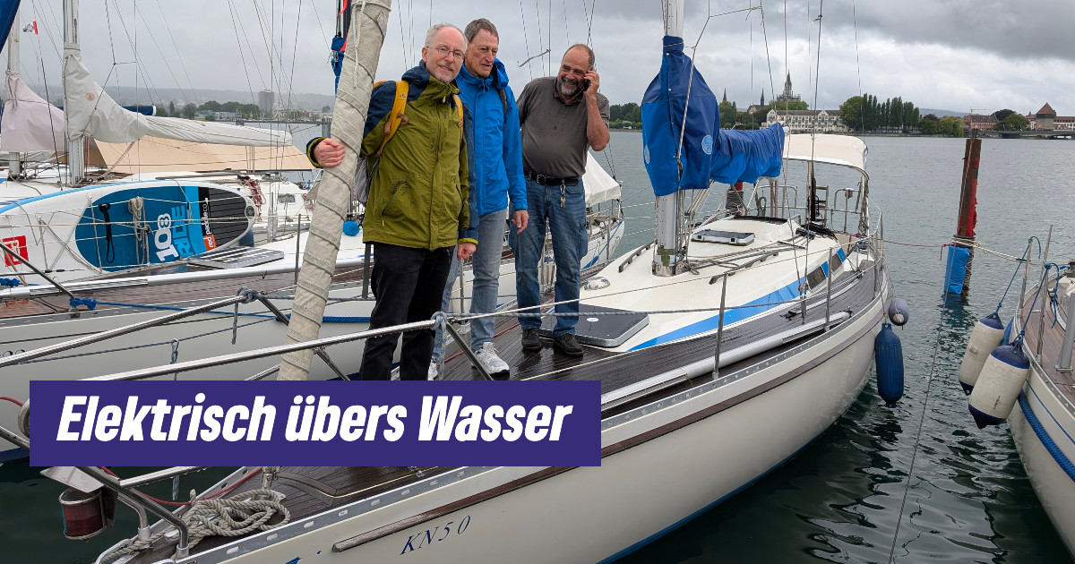 Elektrisch, wo nicht gesegelt werden kann?
