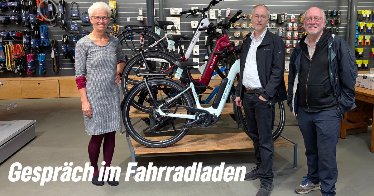 Besuch im Fahrrad-Fachgeschäft