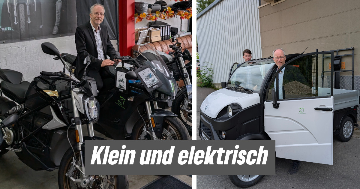 Im Fachhandel für kleine elektrische Fahrzeuge