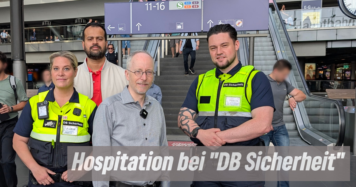 Ein Blick hinter die Kulissen der DB Sicherheit