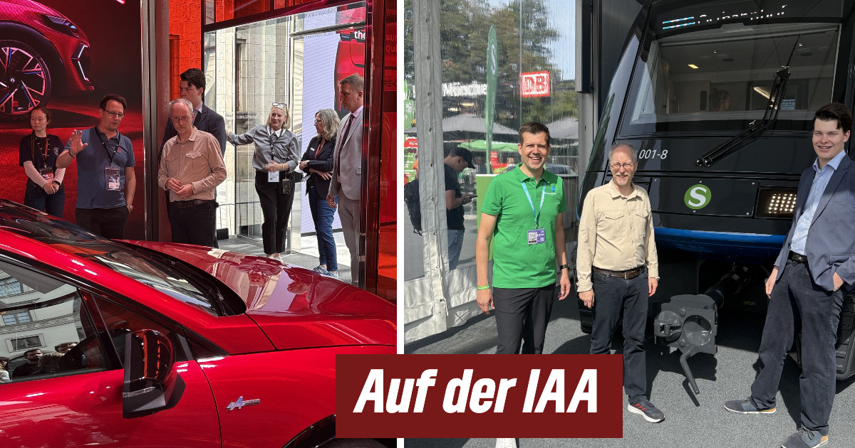 Regulierung des Automarktes – Besuch auf der IAA