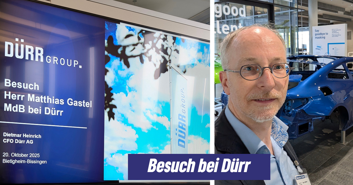 Besuch bei Dürr Systems AG