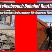 Bahnhof Reutlingen im Umbau