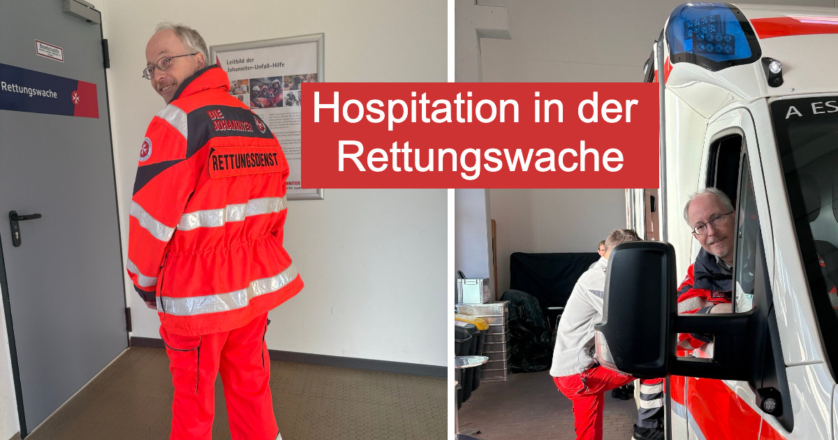 In der Rettungswache der Johanniter