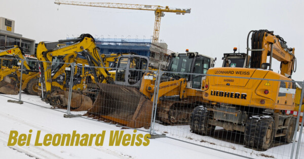 Besuch bei Bauunternehmen Leonhard Weiss