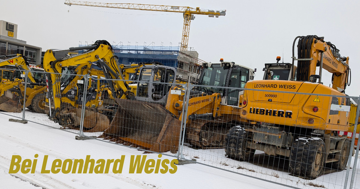 Besuch bei Bauunternehmen Leonhard Weiss