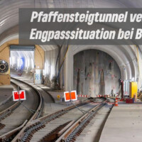 Pfaffensteigtunnel: Unzureichender Ausbau zwischen Böblingen und Abzweig Tunnel