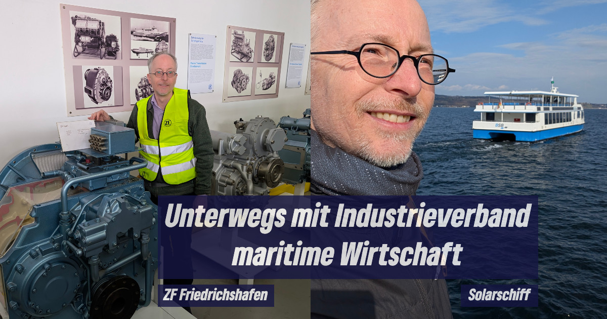 Unterwegs in Sachen maritimer Industrie