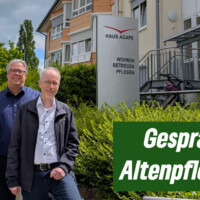 Gespräche in Pflegeheim „Haus Agape“