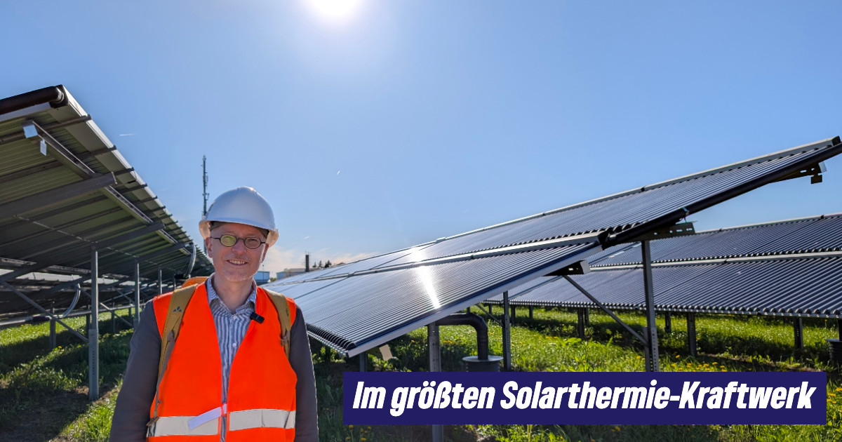 Im größten Solarthermie-Kraftwerk der Republik