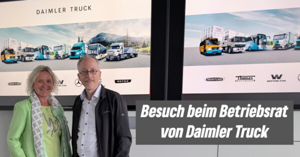 Besuch am Hauptsitz von Daimler Truck