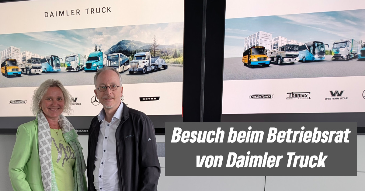 Besuch am Hauptsitz von Daimler Truck