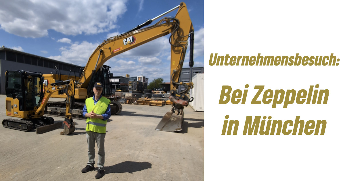 Baumaschinen: Es läuft gut, man hebt aber nicht ab