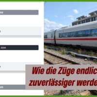 Handeln für pünktlichere Züge!