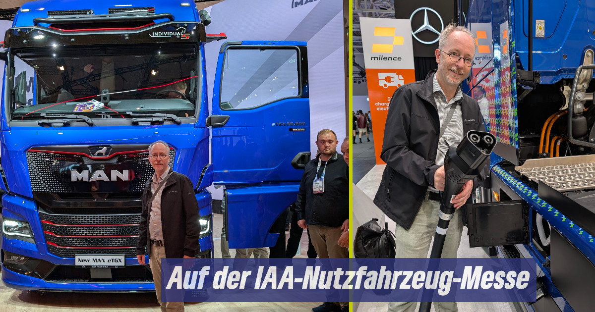 Gespräche auf der IAA-Nutzfahrzeugmesse