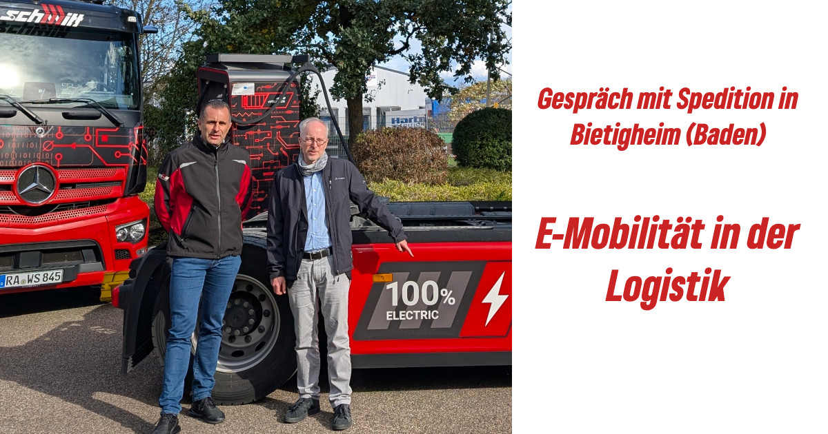 Eine Spedition, die voll auf E‑Lkw setzt